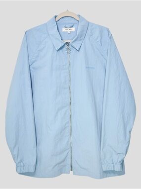 Jack Wills Light Blue Nylon Windbreaker XL British Preppy Coach Jacket Gorpcore